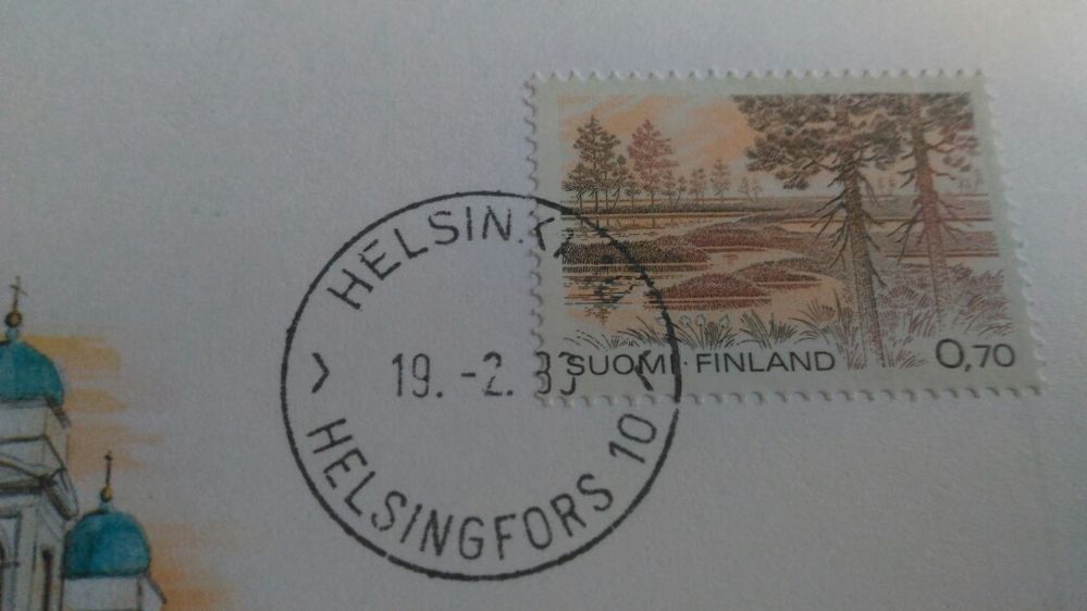 Koperta numizmatyczna Finlandia 1 Penni 1979