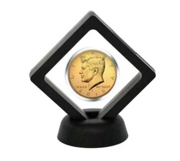 Holdery pudełka ekspozytory na monety - zestaw 5 sztuk