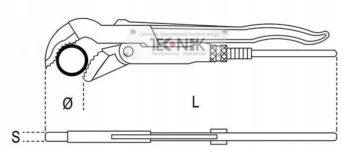 Cęgi Do Rur Klucz Nastawny Szczypce Żabka Zestaw 3