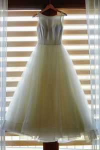 Klasyczna suknia ślubna na wzrost 164 cm, Carolina Prestige