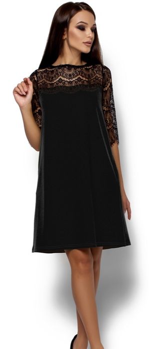 Платье черное размер S