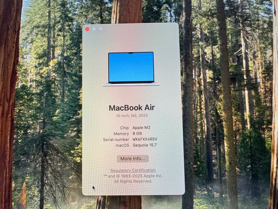 Macbook Air 15" M2 2023 8/256 stan idealny