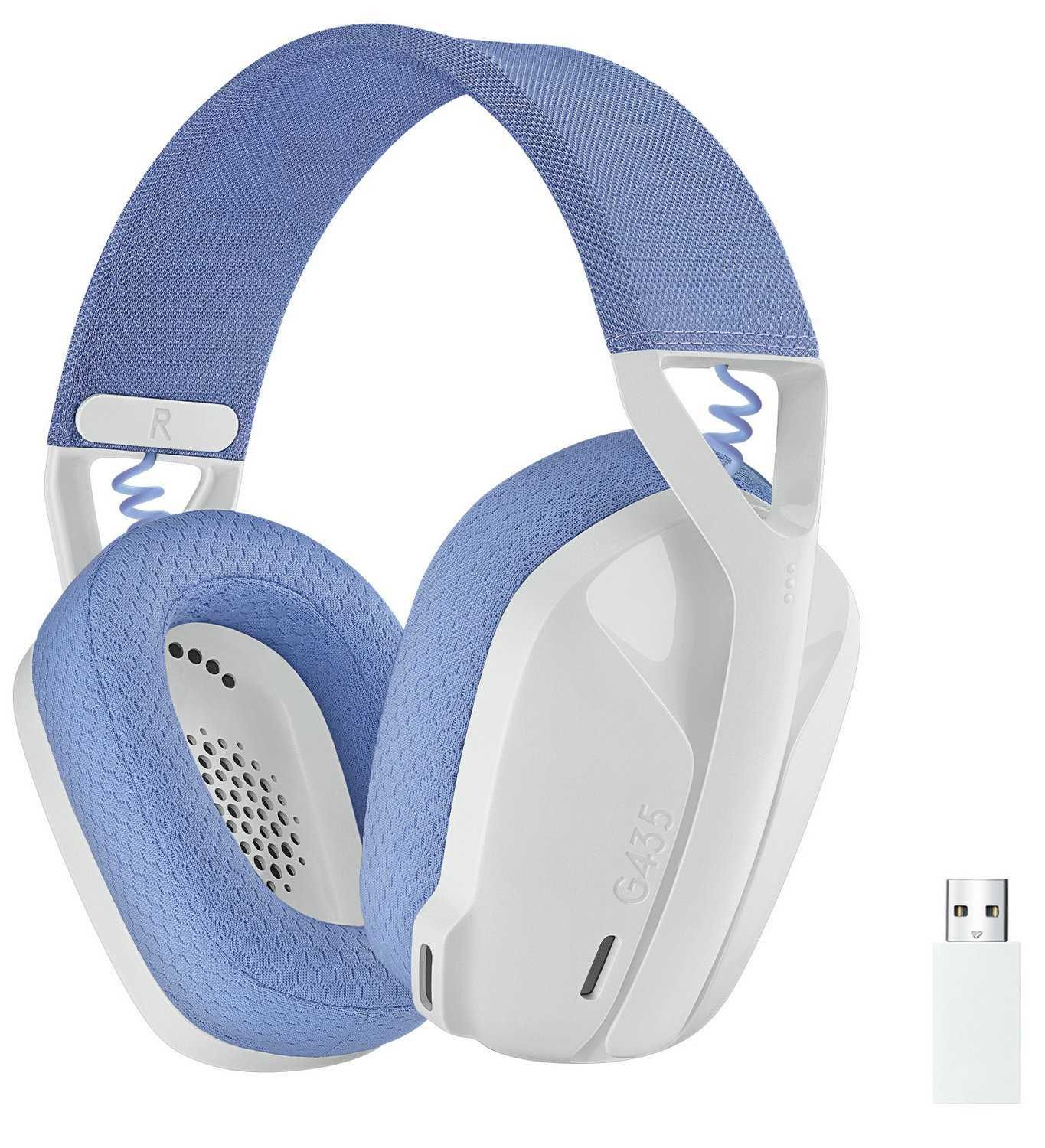 Навушники Logitech G435 Lightspeed (981-001074) White/Lilac