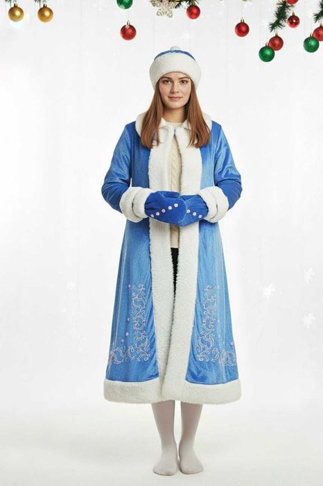 Карнавальний костюм Снігурочка новорічний Снігурка