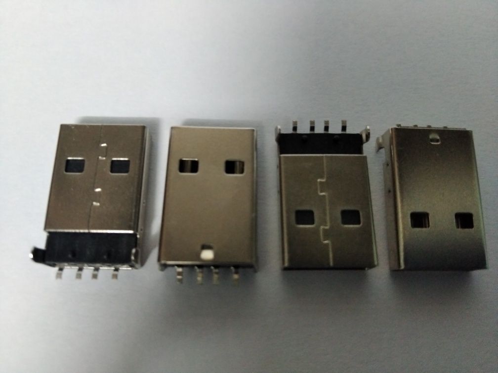 USB ЮСБ, 10 грн за шт, разъём штекер тип А male (папа) НОВЫЙ под пайк
