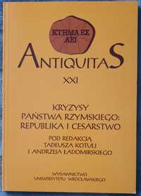 Kryzysy państwa rzymskiego: republika i cesarstwo
- Tadeusz Kotula