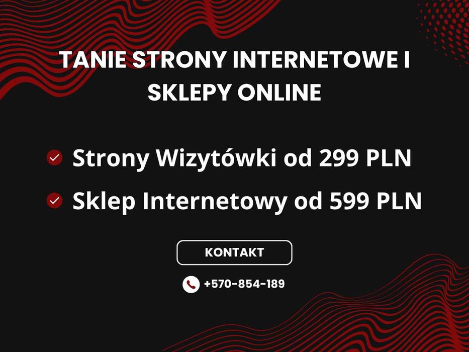 Zbuduję Twoją stronę internetową lub sklep online. Szybko i skutecznie