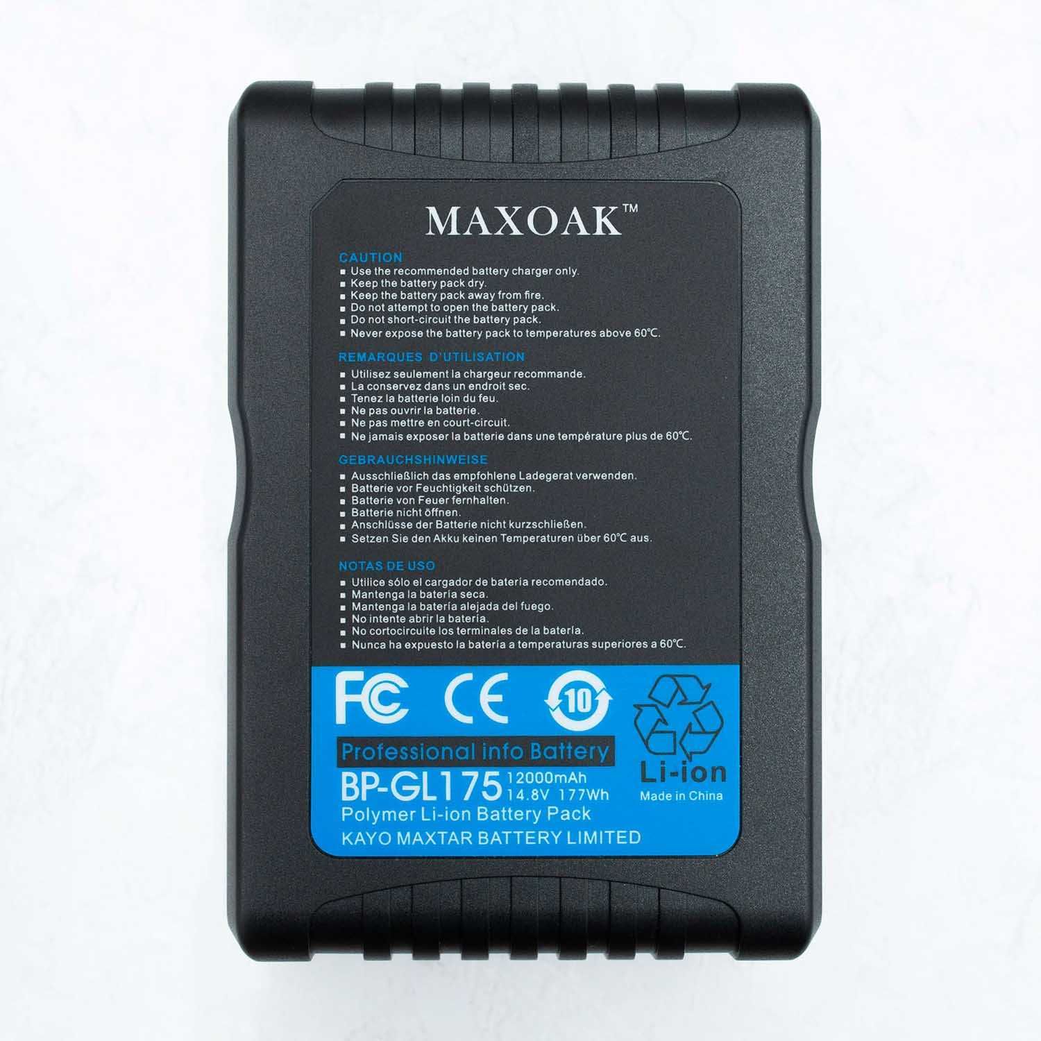 Батарея V-Mount Maxoak 177Wh 12000mAh/14.8V