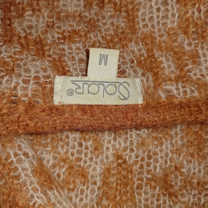 SOLAR sweter ciepły pudełkowy moher nylon akryl dla L/XL