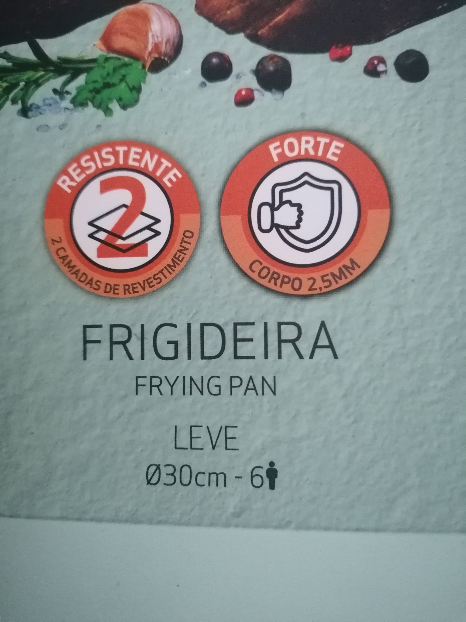 Frigideira Kasa Antiaderente 30 cm