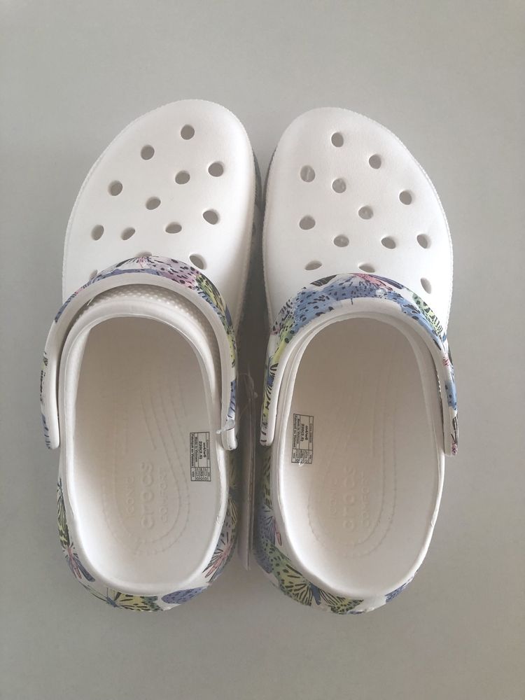Крокси з метеликами Crocs crush butterfly женские крокс Краш