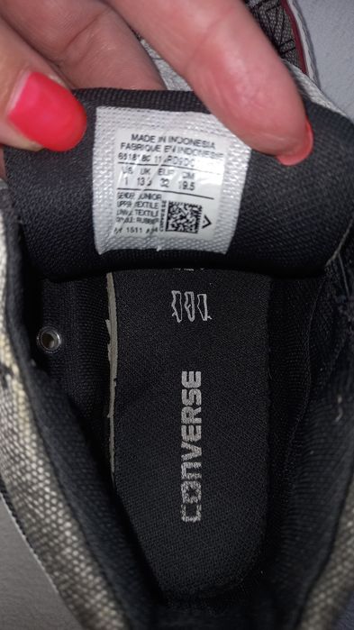 Кеды Converse 32р, мокасины cool club 30p для мальчика