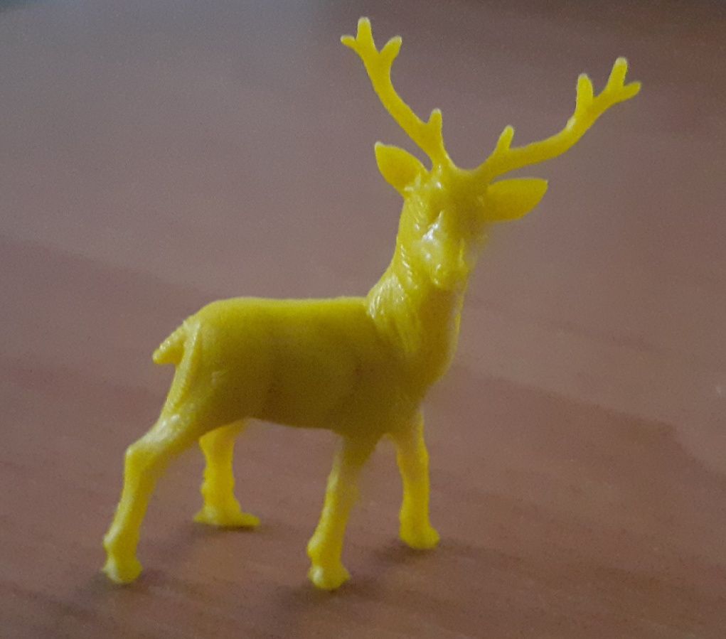 Figurka Jeleń Jelonek Bambi z plastiku PRL unikat