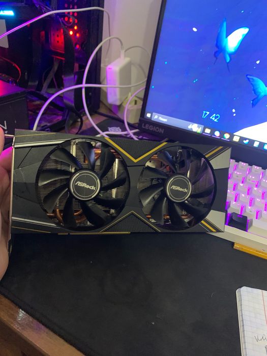 Відеокарта asrock amd rx 5600 xt 6gb