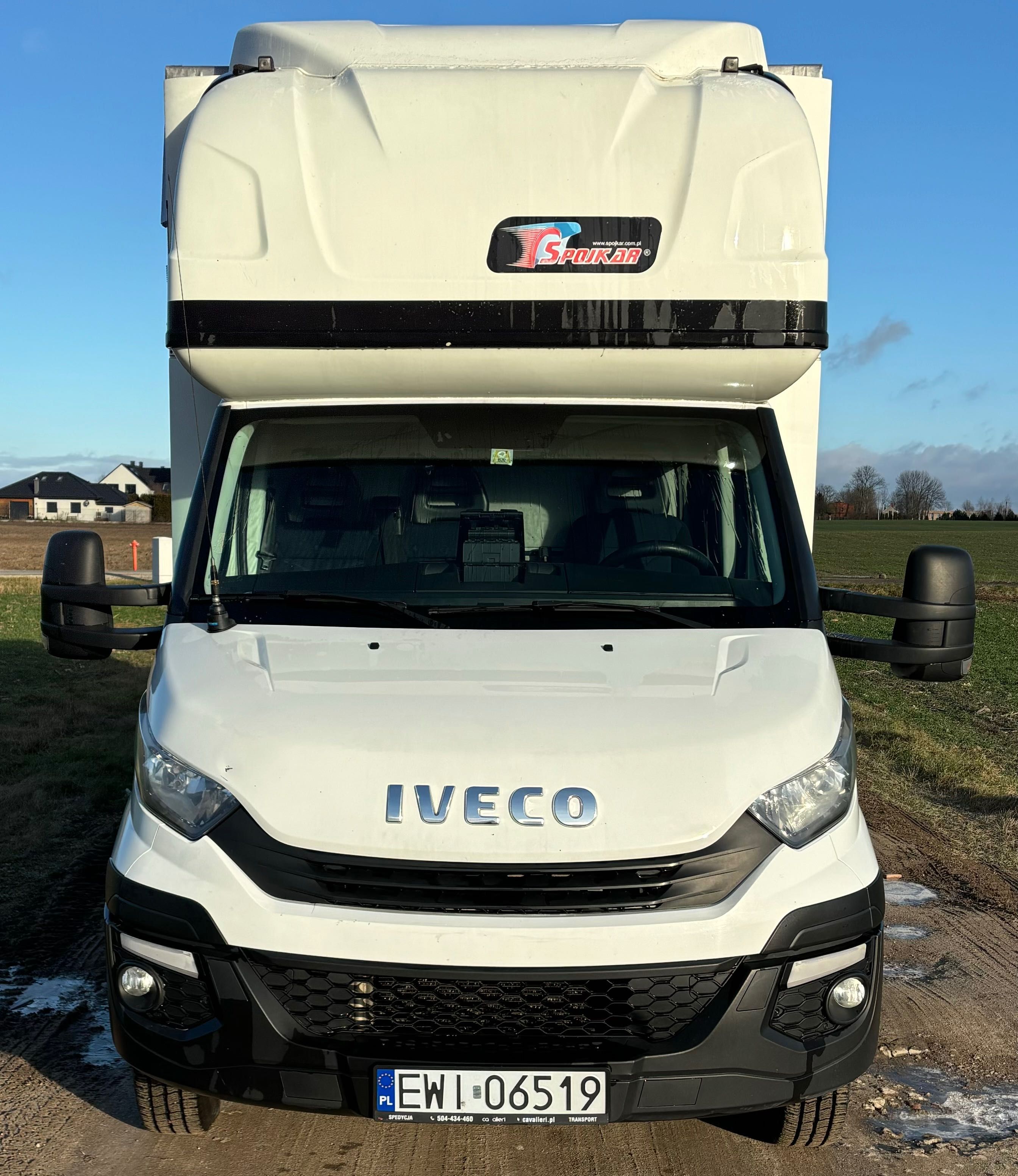 Iveco Daily 50c18 plandeka firanka międzynarodowa
