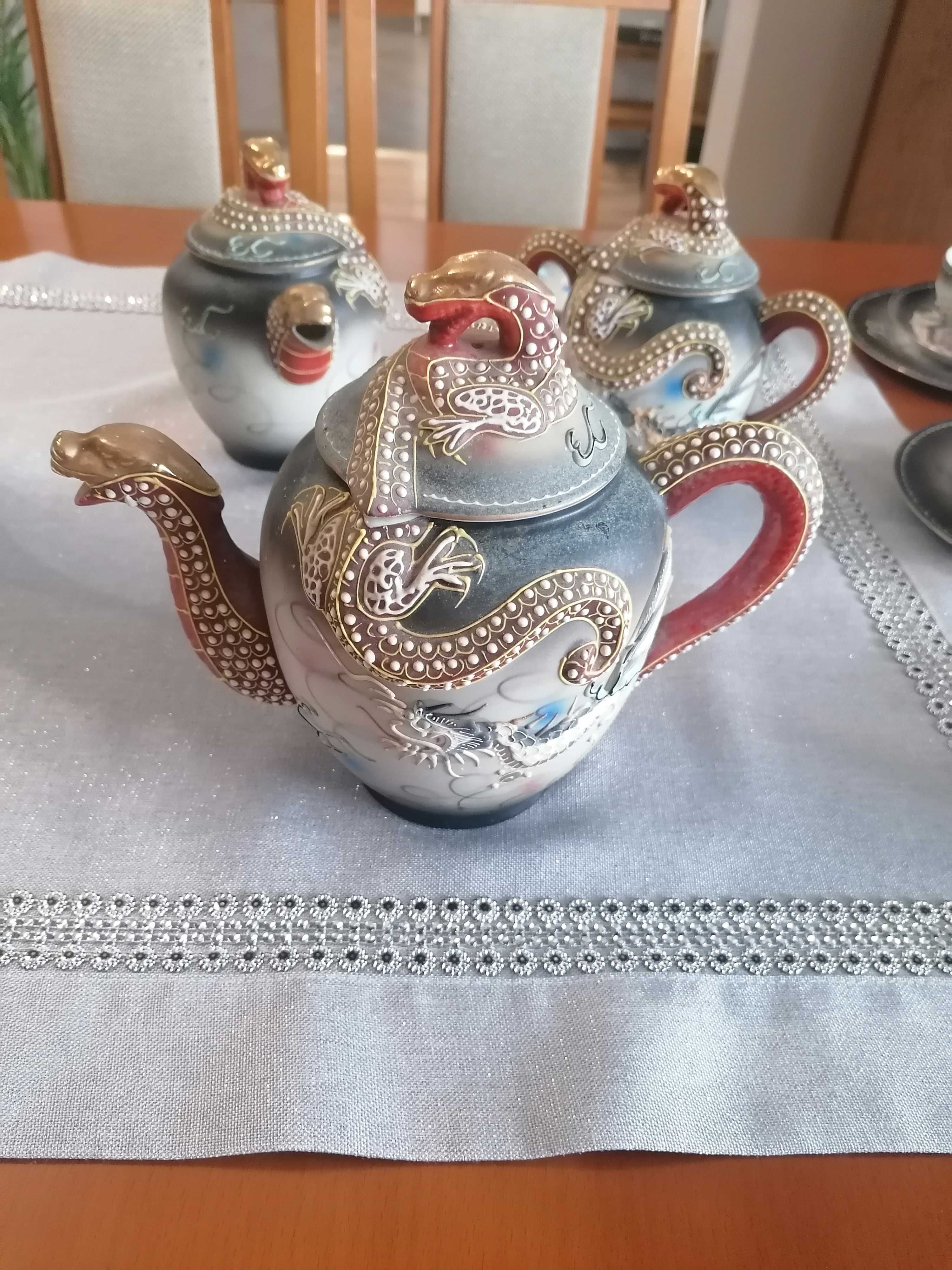 Zestaw Japońskiej porcelany