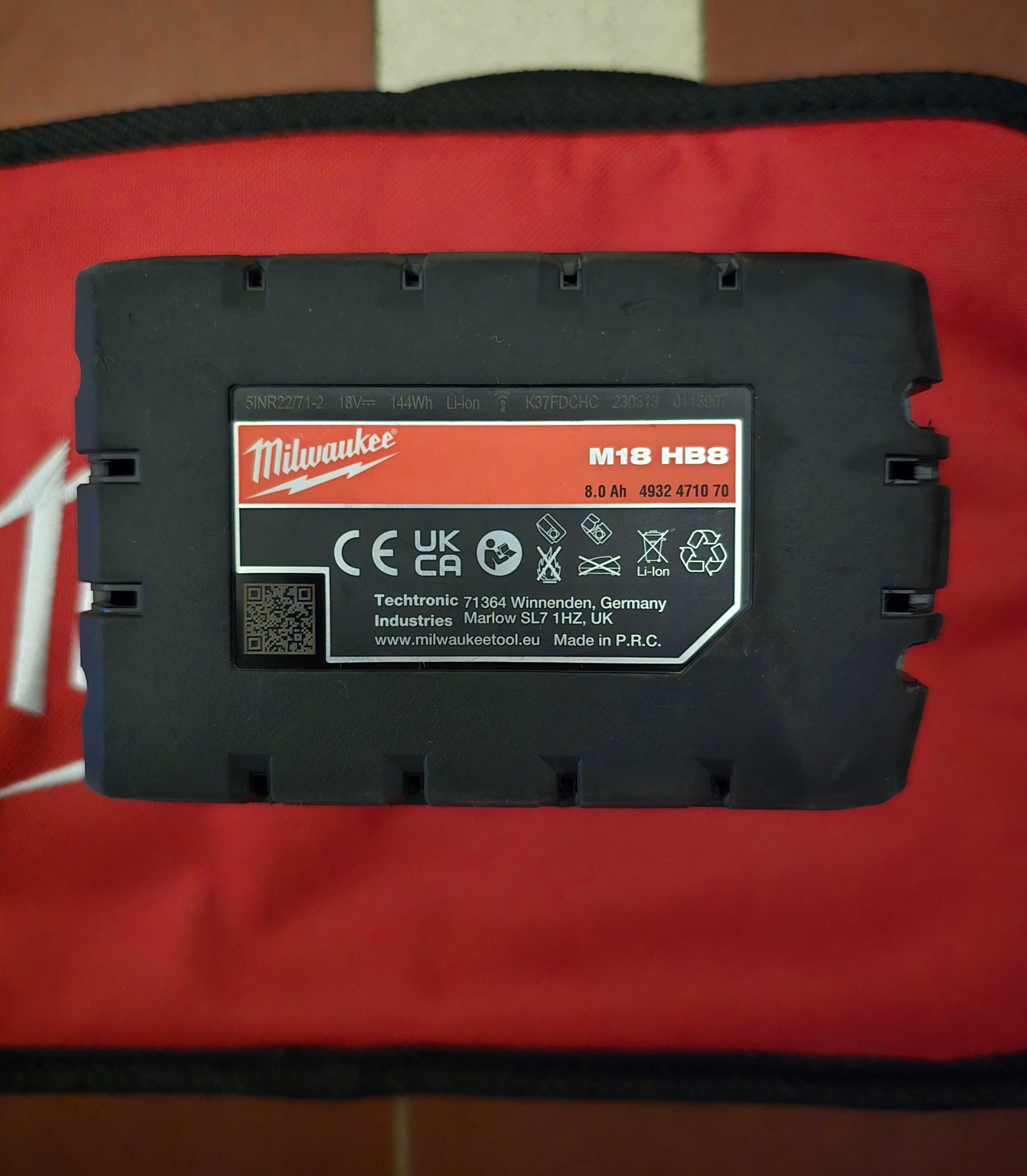 Bateria Milwaukee M18 8Ah