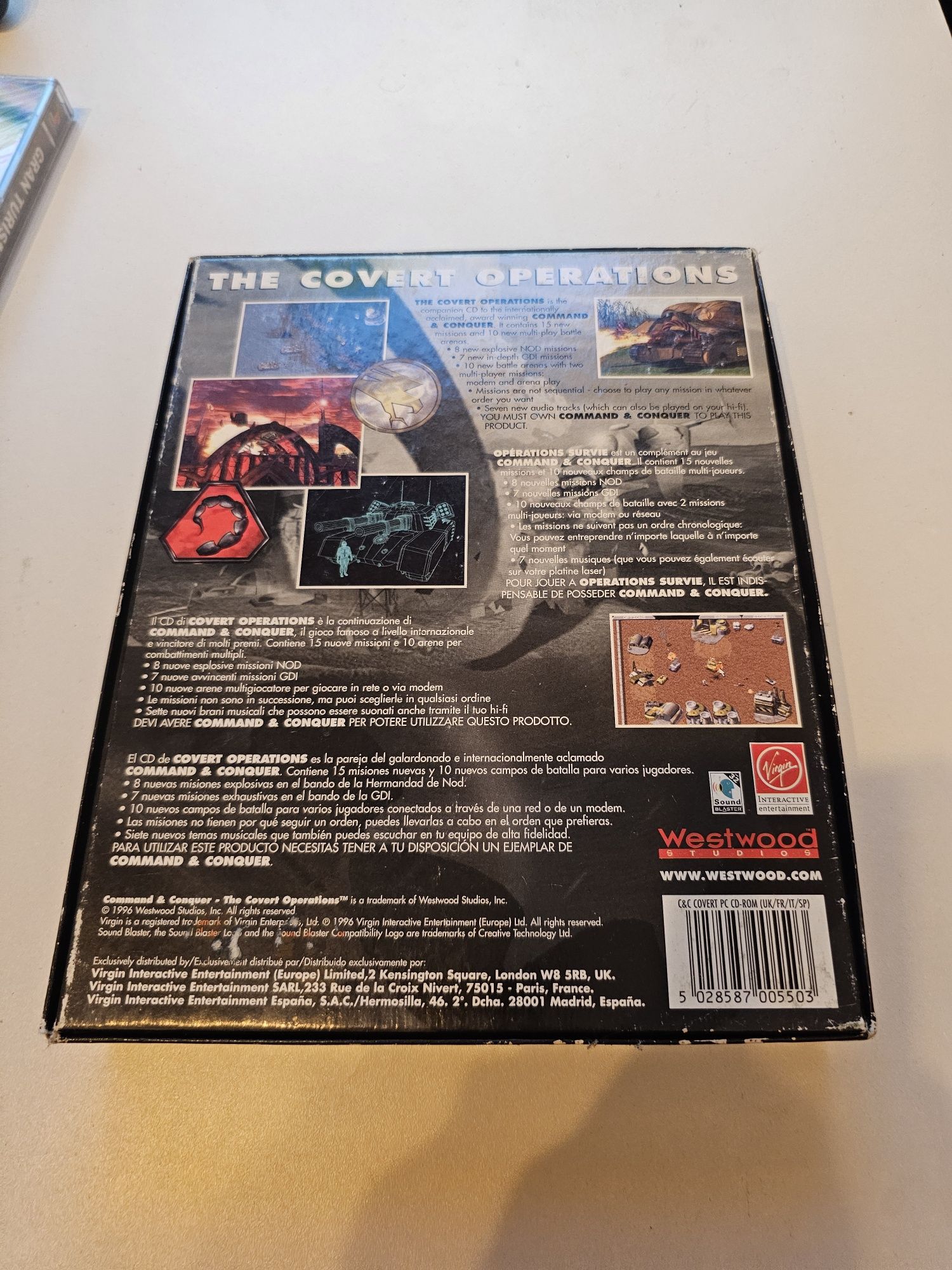 Command & Conquer Covert operations big box pc