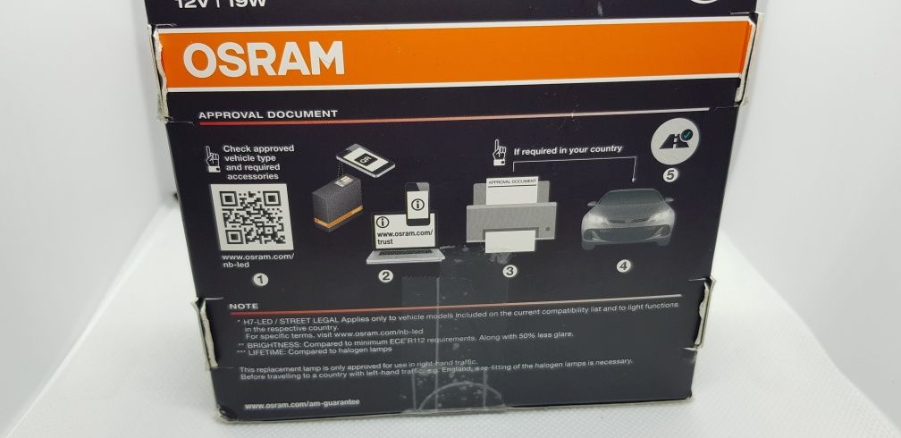 Żarówki Led H7 osram