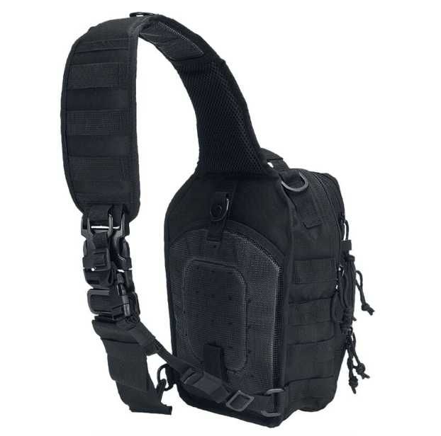 Plecak na jedno ramię "US Cooper Sling" czarny Brandit
