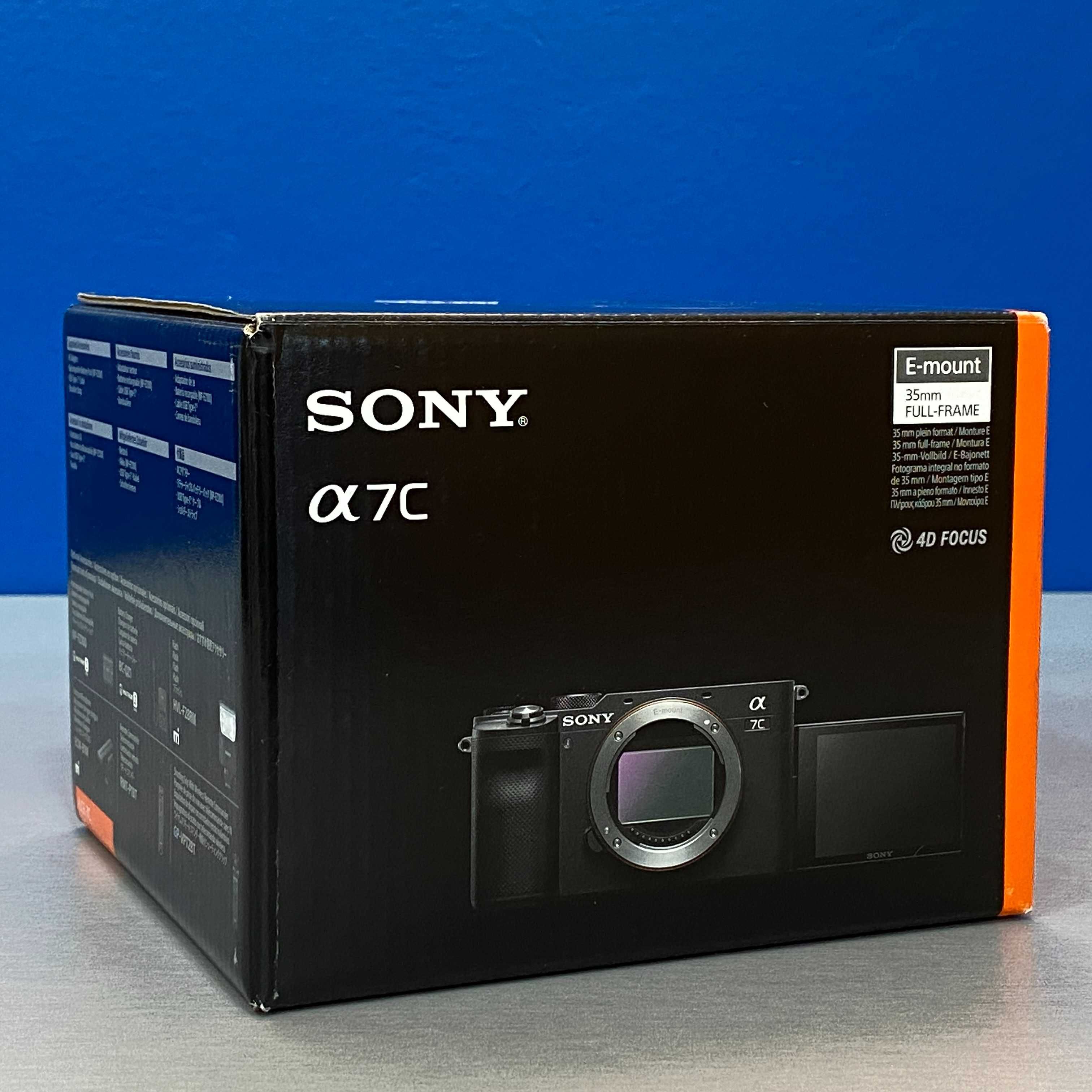 Sony Alpha a7C (Corpo) - 24.2MP - SELADA - 3 ANOS DE GARANTIA