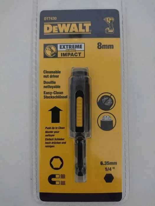 Магнитная шестигранная торцевая головка DeWALT DT7430 на 8 мм