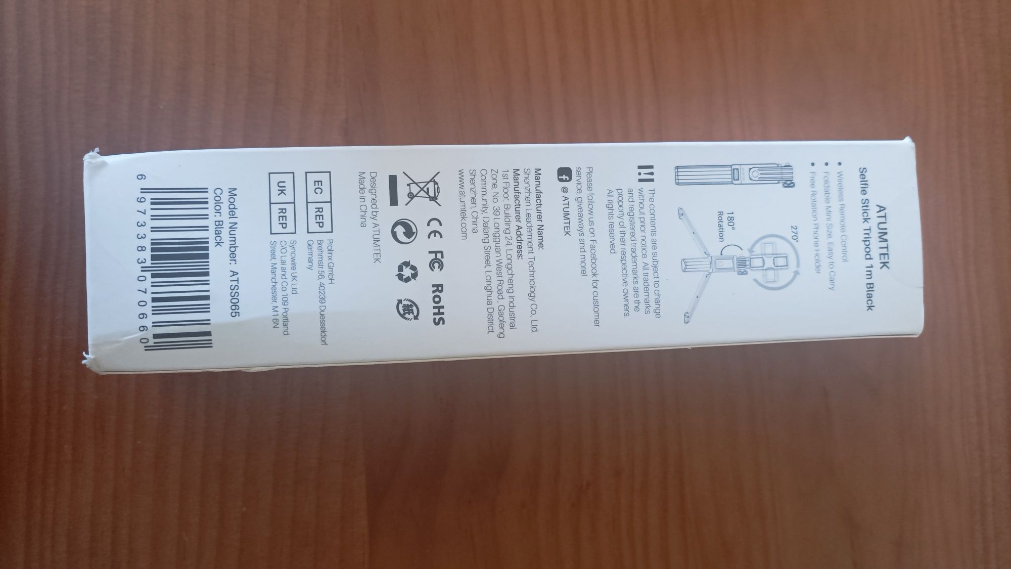 Selfie Stick + Tripod Atumtek