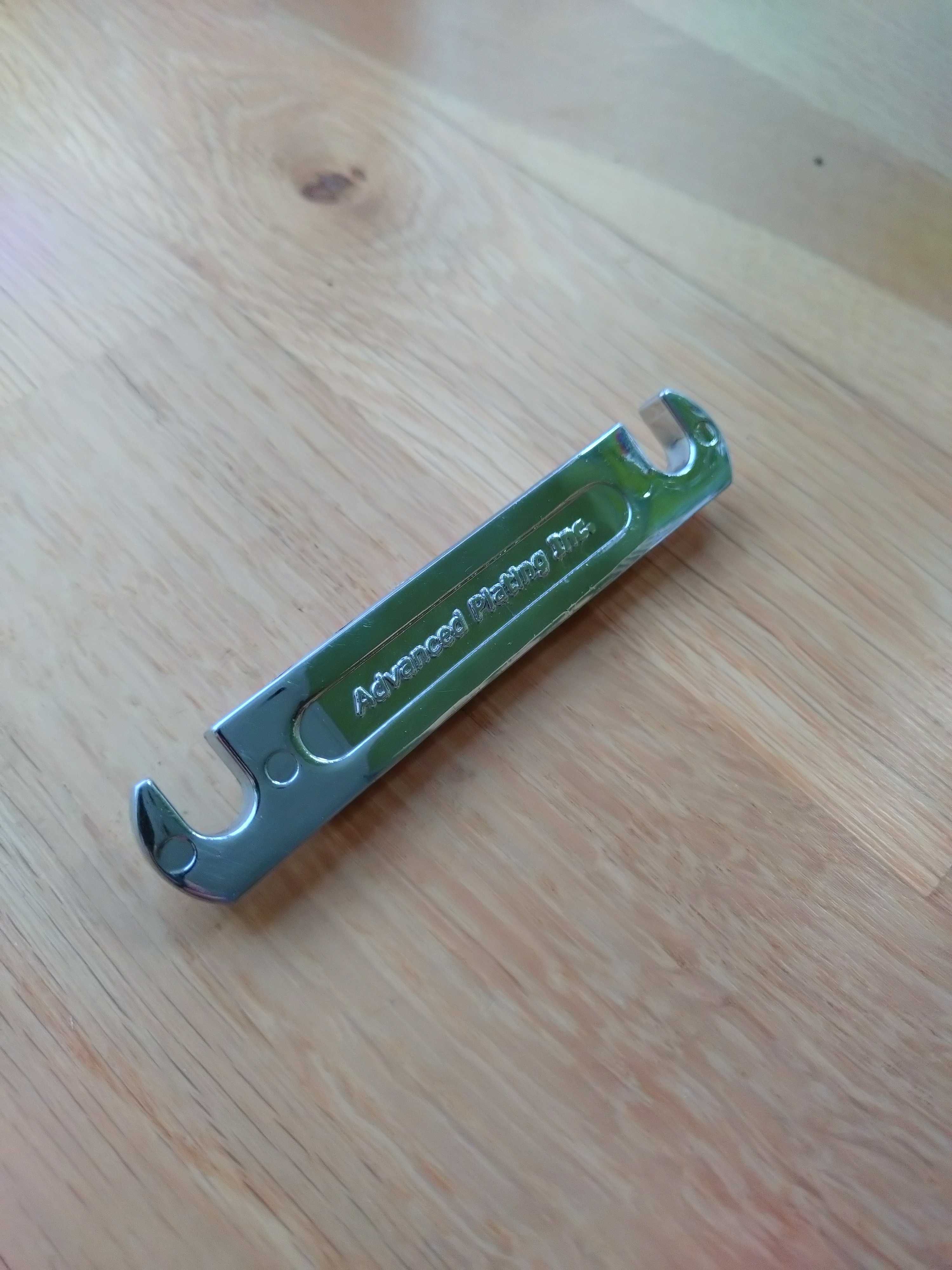 Strunociąg, Stop bar, tail piece, mostek, Gibson Les Paul 2012, chrom.