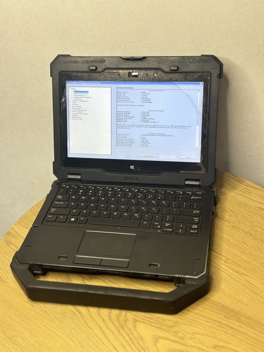 Ноутбук Dell Latitude 12 Rugged 7204 i5 під відновлення без АКБ і SSD
