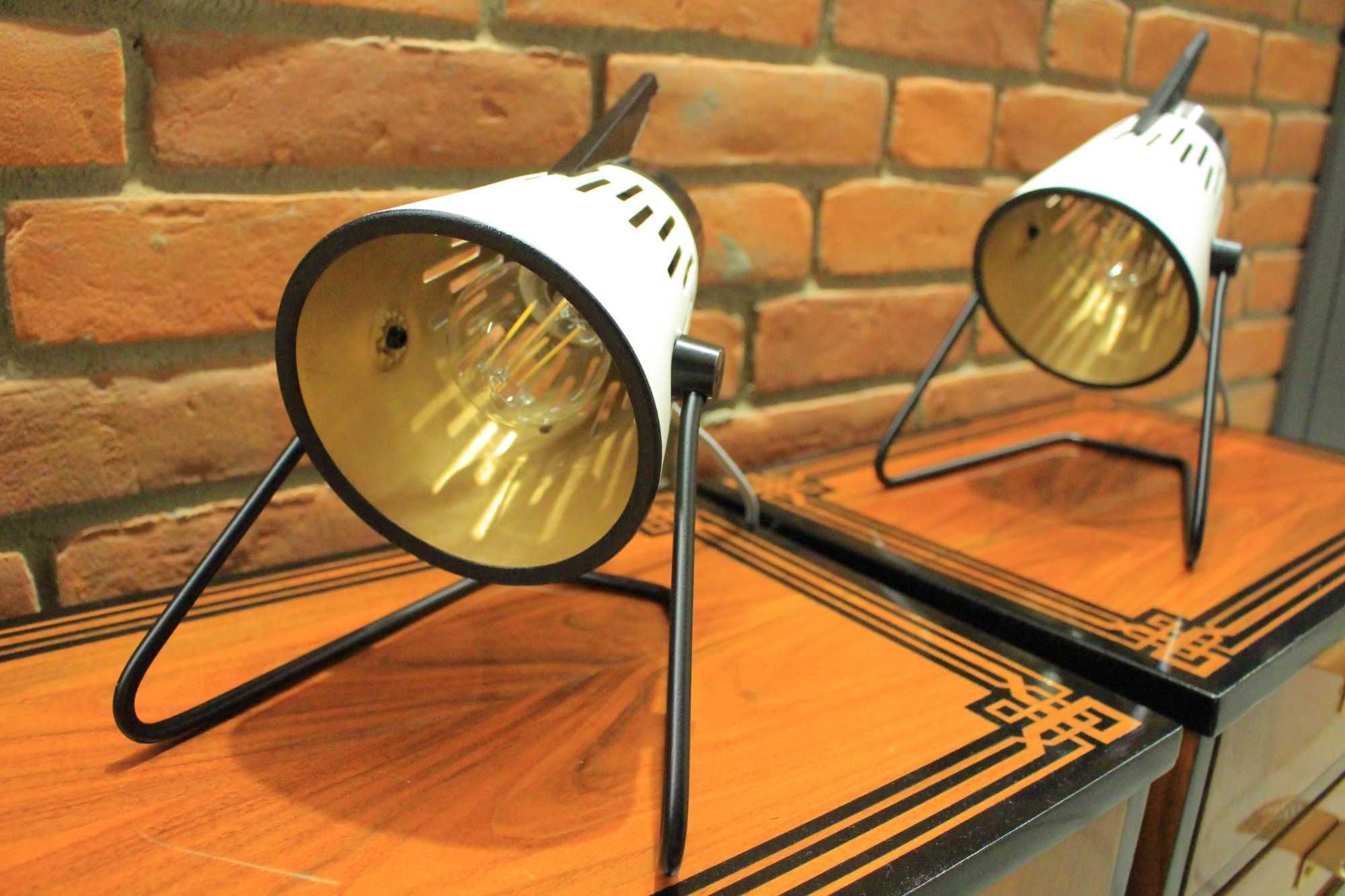 Lampa lampka prl designerska loft odnowiona vintage