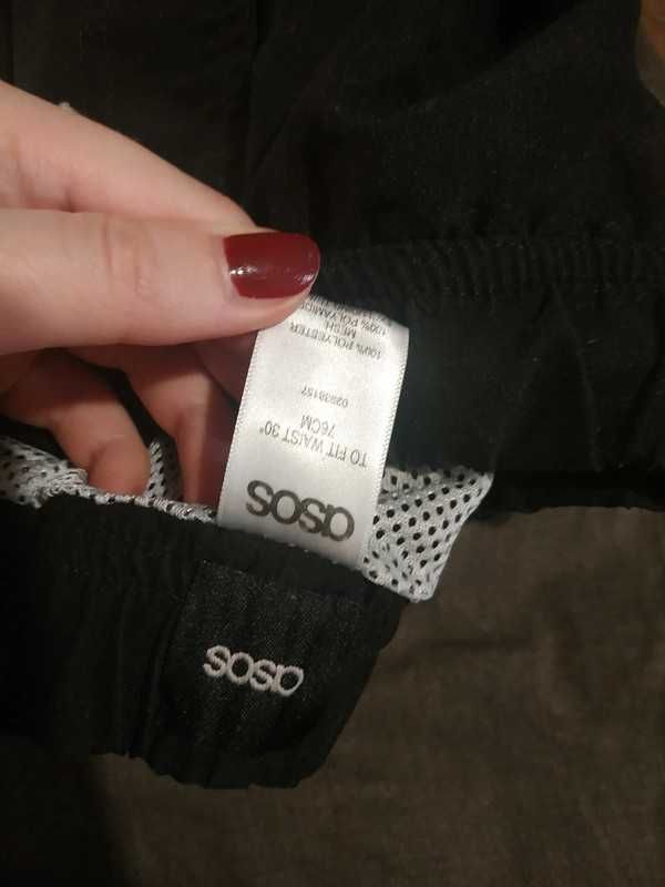 Czarne spodenki marka ASOS