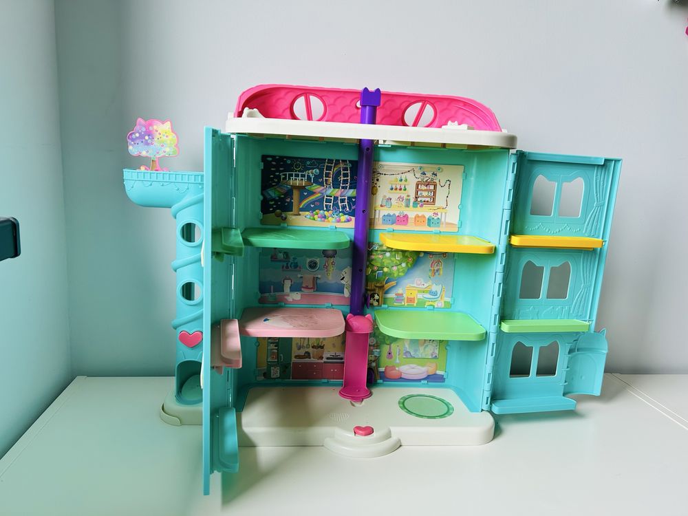 Koci domek interaktywny wielki 60 cm figurki Panuś