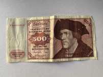 Vendo nota de 500 Mark de 1977 - Alemanha