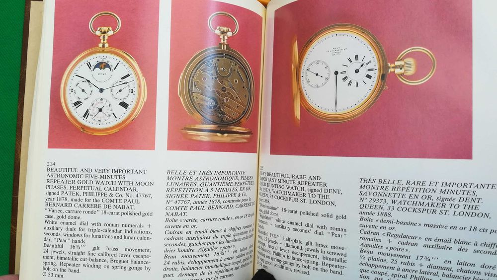 Relógios - Catálogo sobre relógios antigos (escrito em inglês)