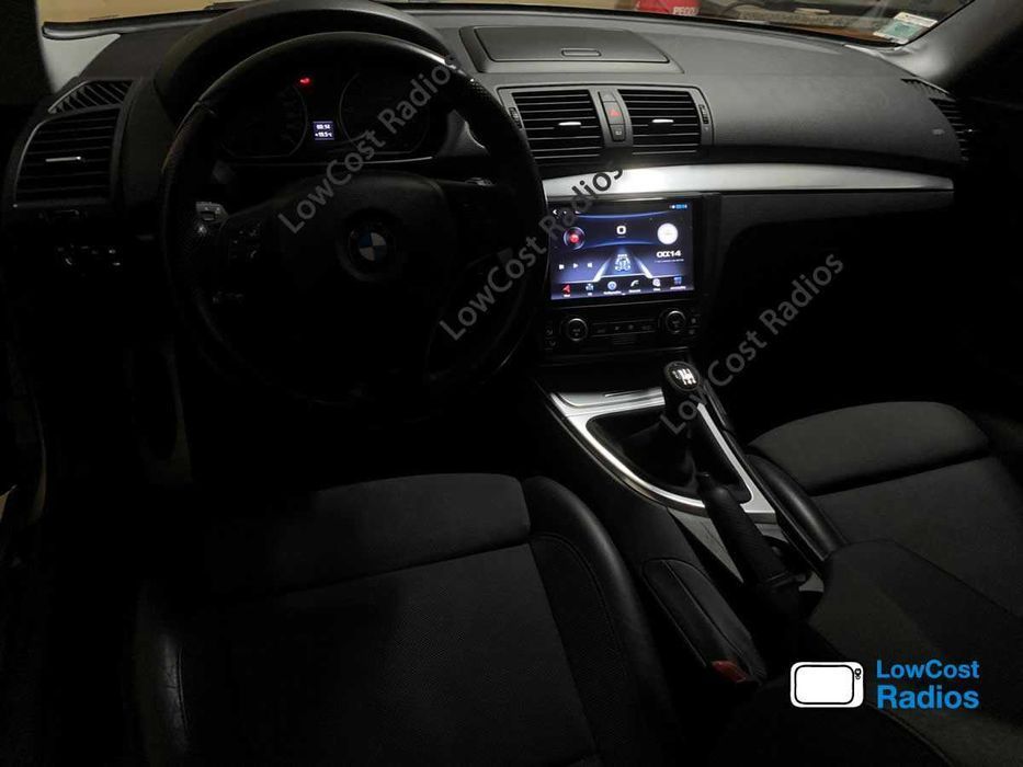 (NOVO) Rádio GPS BMW Série 1 ANDROID - E81/E82/E87/E88 (2004 a 2011)