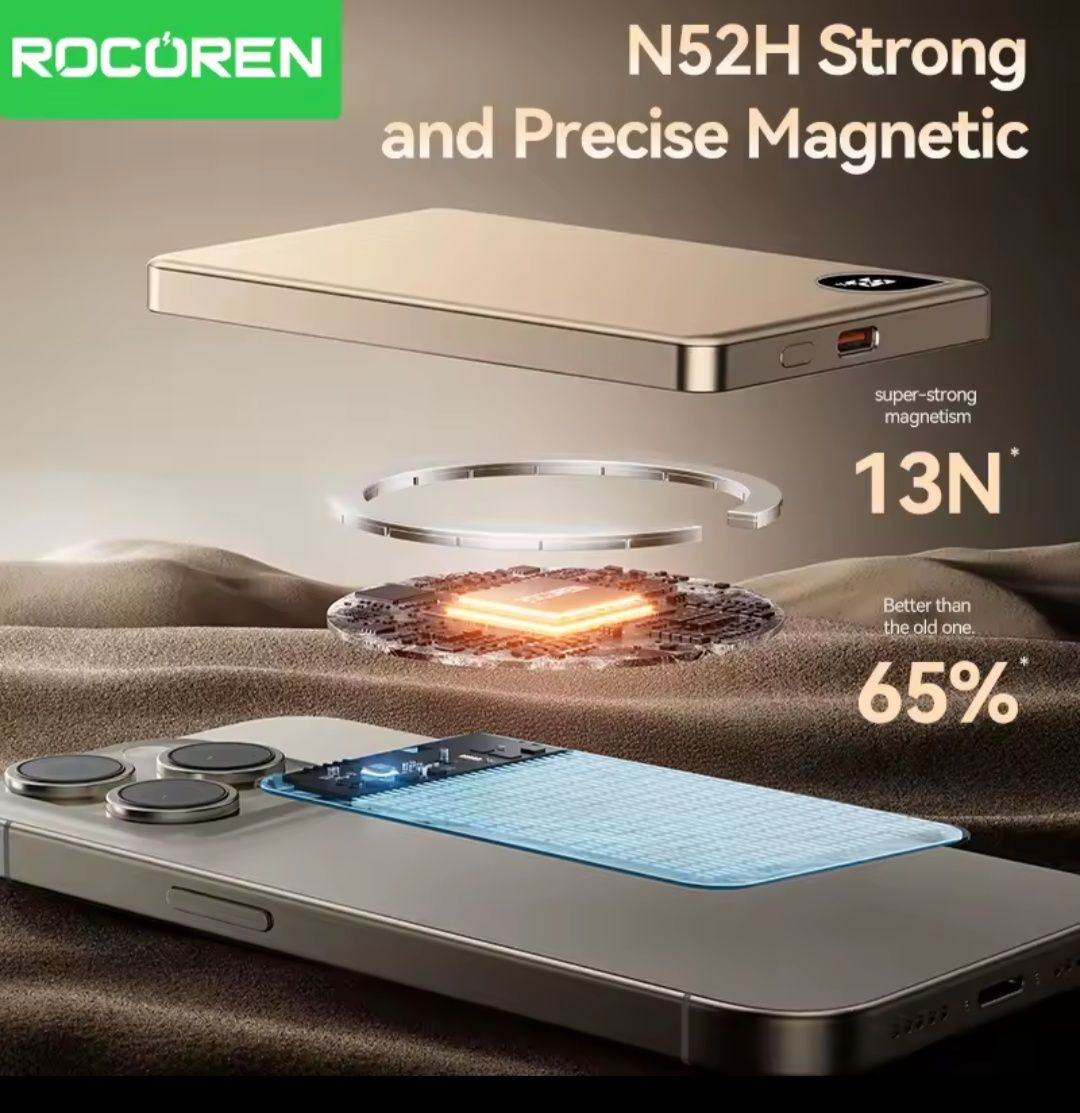 Rocoren 10000 mAh magnetic power bank