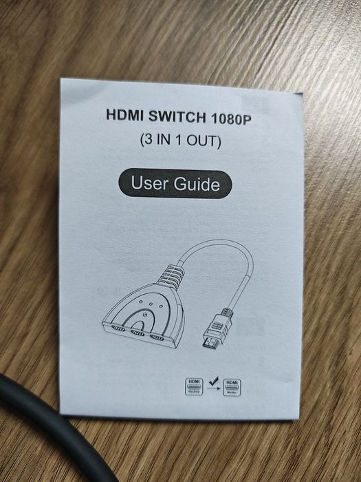 Rozdzielacz HDMI 3in1out