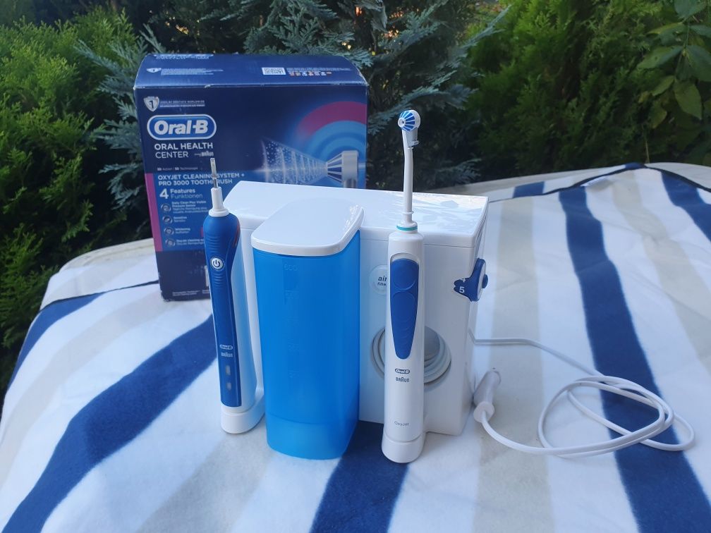 Irygator Oral-B Oxyjet + szczoteczka Pro 3000. Oraz health centre