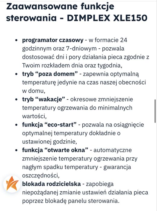 Piec akumulacyjny Dimplex XLE150 3,3kW Jak Nowy