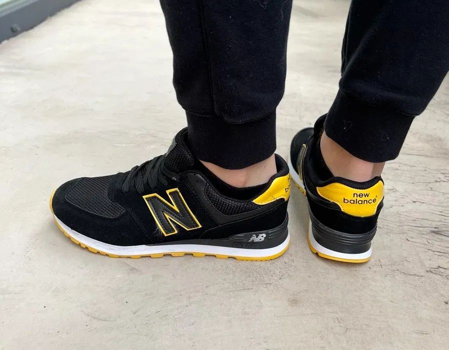 New Balance 574. Rozmiar 46. Czarne i Żółte. NAJTANIEJ