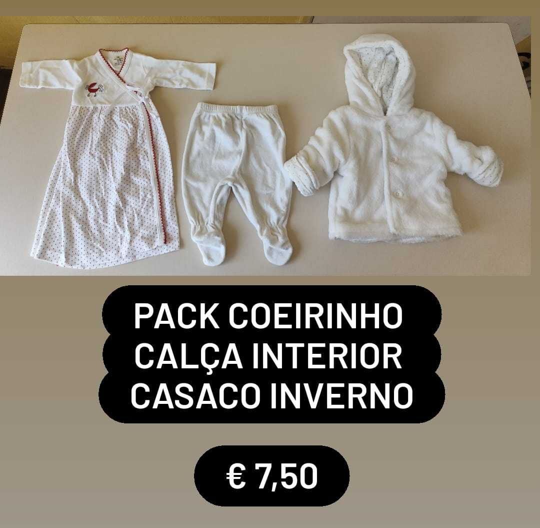 Roupa e brinquedos até 18 meses