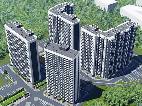 1к квартира 45,05 м ЖК Навігатор - 2, будинок - 4 вул Коноплянська, 22