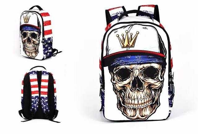 Модный крутой рюкзак с черепом (из США)