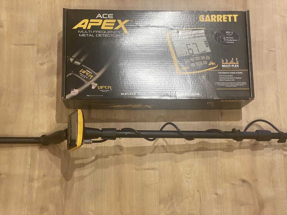 Wykrywacz metali garrett ace apex