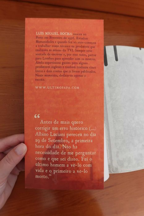 O Último Papa - Luís Miguel Rocha