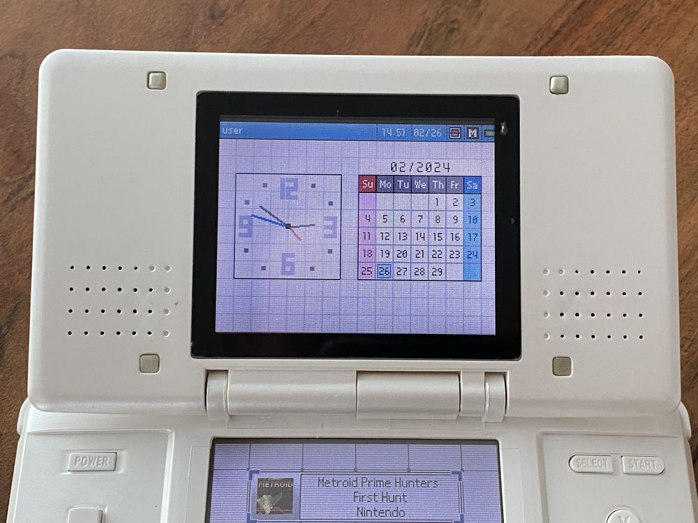 Piękne Nintendo DS Fat/Classic BIAŁA PERŁA Konsola Handheld