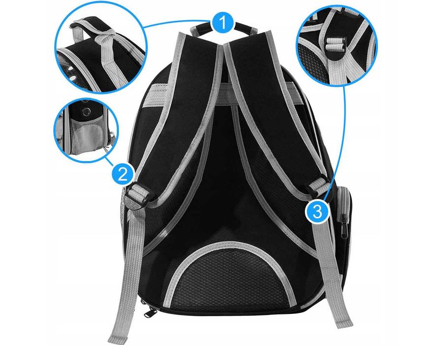 2szt Transporter Plecak Torba dla Kota Psa Zwierząt z Otworami  222