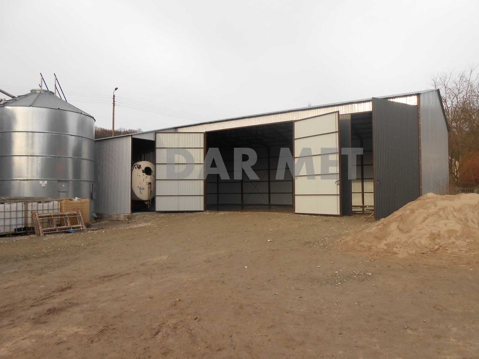 Hala Garaż Wiata Warsztat Magazyn Konstrukcja Stalowa Projekt Dar Met