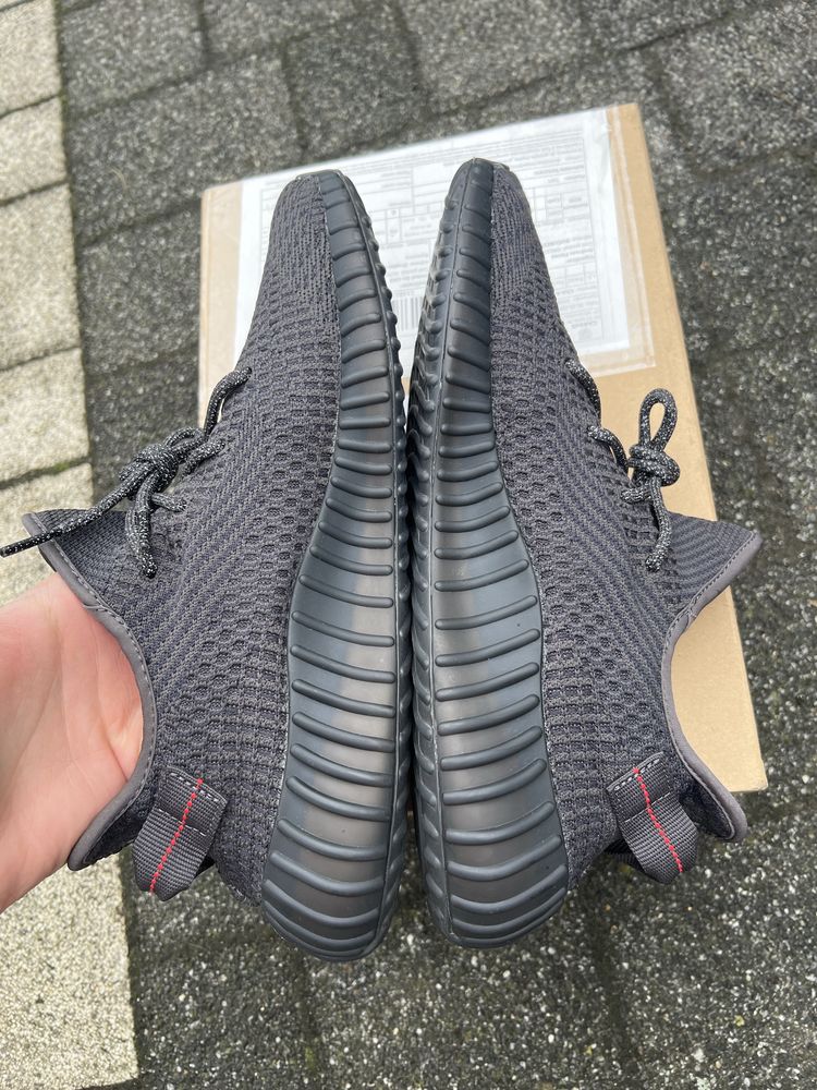 Adidas Yeezy Boost 350 V2 Black Static Non Reflective czarne 46