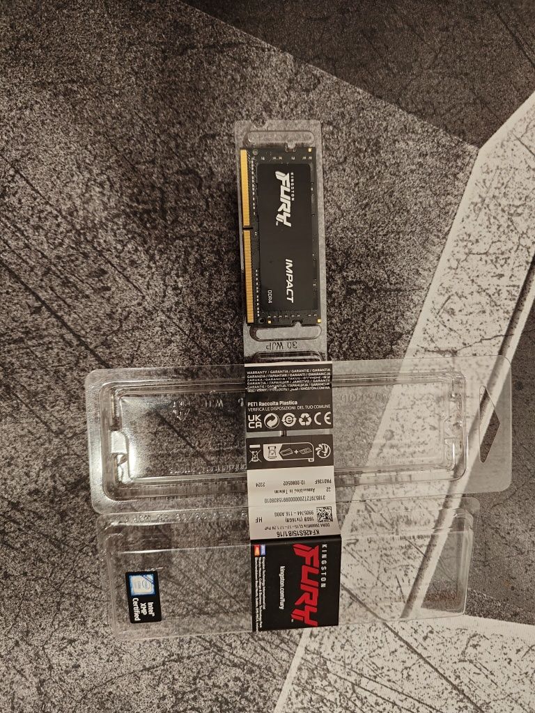 Pamięć RAM Kingston fury 16gb 2666mhz